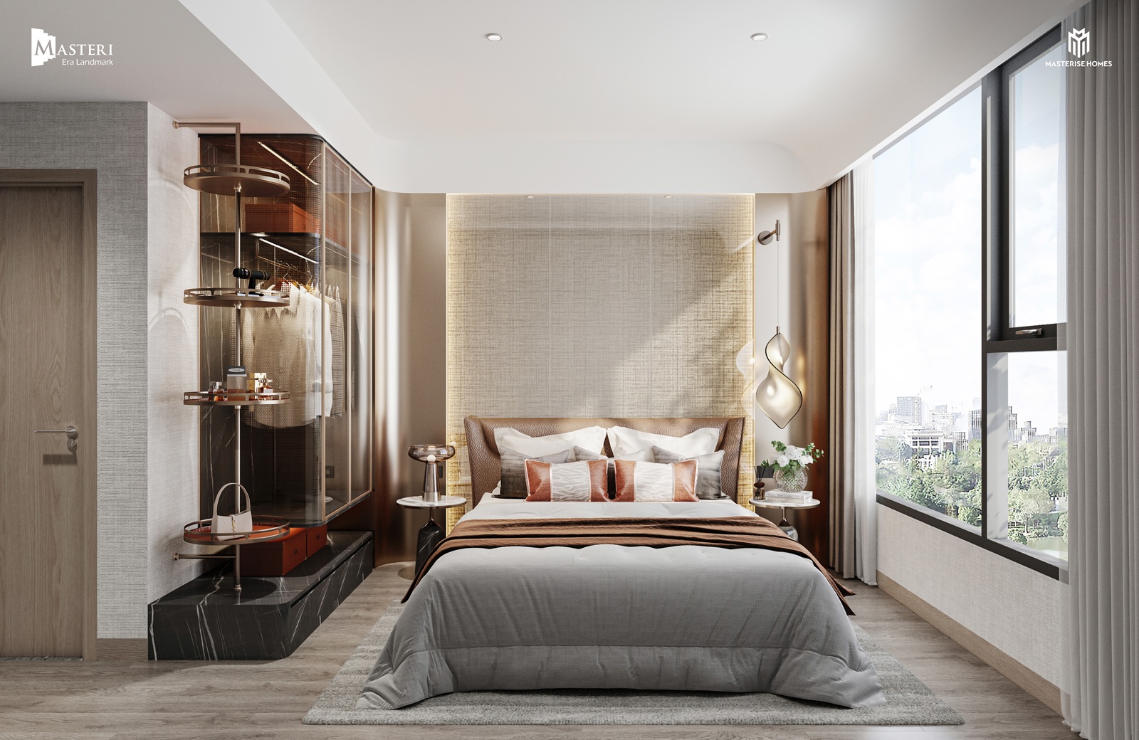 Thiết kế công năng trong phòng hợp lý giúp không gian nhà rộng rãi, thoải mái