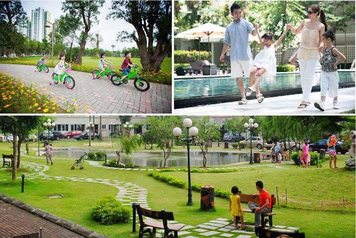 Hệ sinh thái xanh tại Vinhomes Dream City Hưng Yên